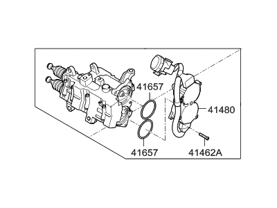 Kia 414702D011 ACTUATOR Assembly-Clutch