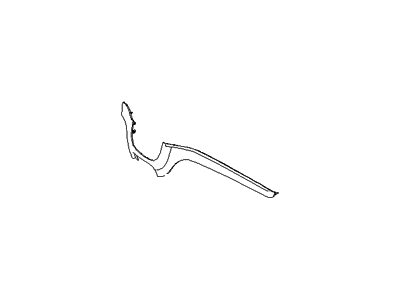Hyundai 84770-2B000 Garnish Assembly-Crash Pad Lower, RH