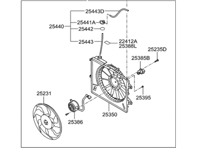 Hyundai 25380-1R000 Blower Assembly