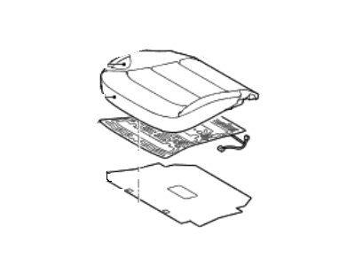 Hyundai 88100-F2011-XFN Cushion Assembly-Front Seat, LH