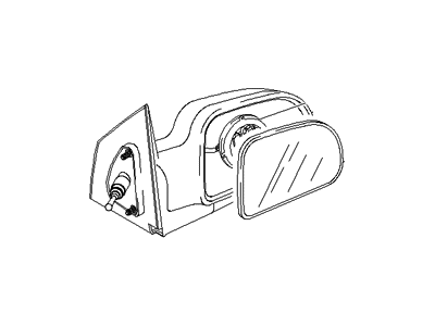 Hyundai 87620-2E420-CA Mirror Assembly-Outside Rear View, RH
