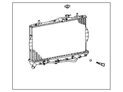 Hyundai 25310-22A00 Radiator Assembly