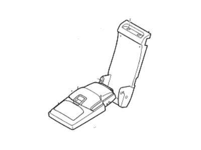 Hyundai 89900-3J000-R7C 2Nd Seat Armrest Assembly, Left