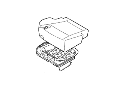 Hyundai 89200-3J000-R7C Cushion Assembly-Rear Seat, RH