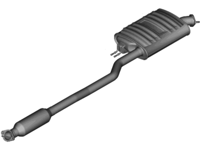 Hyundai 28650-S2350 MUFFLER Assembly-Center