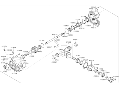 Kia 4730039200 Transfer Assembly