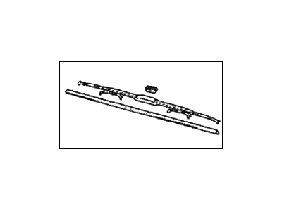 Hyundai 98350-24510 Passeger Wiper Blade Assembly