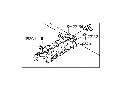 Hyundai 28310-35004 Manifold Assembly-Intake