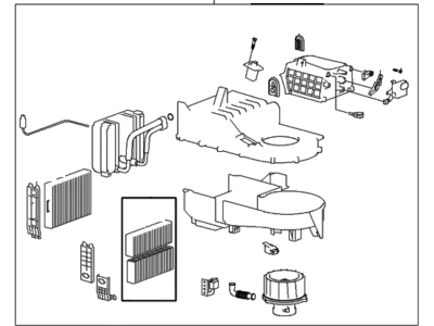 Hyundai 97601-3D000 Evaporator & Blower Unit