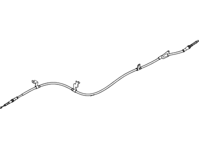 Hyundai 59770-B8000 Cable Assembly-Parking Brake, RH