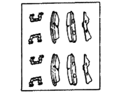 Hyundai 58101-32B00 Front Disc Brake Pad Kit
