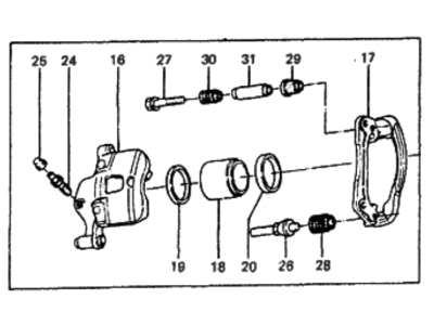 Hyundai 58181-32A00 CALIPER Kit-Front Brake, RH