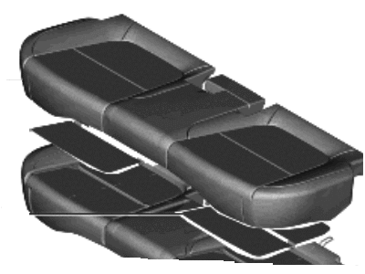 Hyundai 89160-J9000-J8Y COVERING ASSY-RR SEAT CUSHION