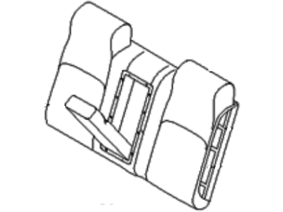 Hyundai 89370-39500-PBN Rear Seat Back Cover