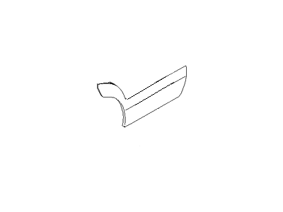 Hyundai 87733-2E000 Garnish-Rear Door Side, LH