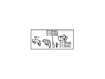 Hyundai 37370-24510 Regulator Assembly-Generator