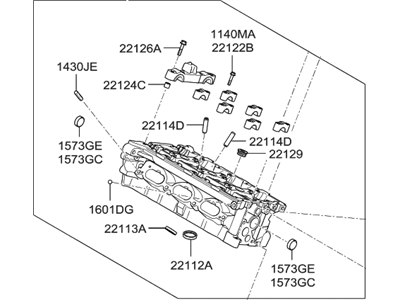 Kia 221103C200 Head Sub Assembly-Cylinder