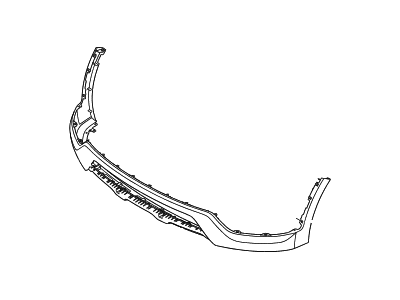 Hyundai 86512-4Z000 Cover-Front Bumper, Lower
