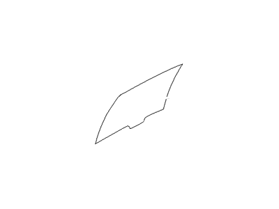 Hyundai 83411-3M000 Glass-Rear Door Window, LH