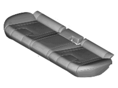 Hyundai 89160-IB000-NGH COVERING ASSY-RR SEAT CUSHION