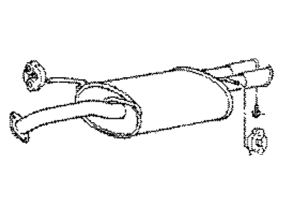 Hyundai 28700-27951 Pipe-Tail With Muffler