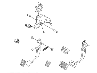 Hyundai 32800-2V100 Pedal Assembly-Brake