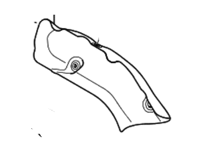 Hyundai 28525-3C600 Protector-Heat, RH