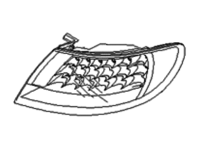 Hyundai 92410-3L050 Lens & Housing-Rear Combination Outside Lamp, LH