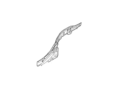 Hyundai 65657-B1000 Panel-Rear Floor Side Sill, LH