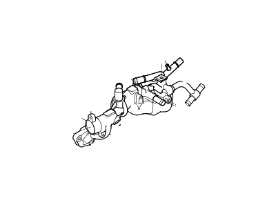 Hyundai 25620-3L101 Housing Assembly-THERMOSTAT