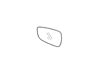 Hyundai 87621-3X530 Glass Holder Assembly-Outside Rear View, RH