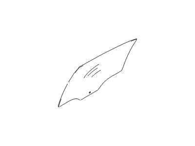 Hyundai 83421-3K000 Glass-Rear Door Window, RH