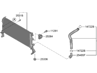 Hyundai 25310-IB000 RADIATOR ASSY
