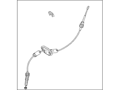 Hyundai 46790-2H100 Automatic Transmission Lever Cable Assembly