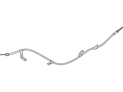 Hyundai 59760-F2100 Cable Assembly-Parking Brake, LH