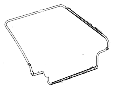 Hyundai 87321-21130-D Weatherstrip-Tail Gate Opening