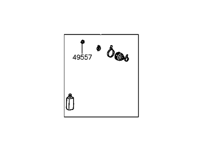 Hyundai 49506-29J00 Boot Kit-Front Axle Differential Side