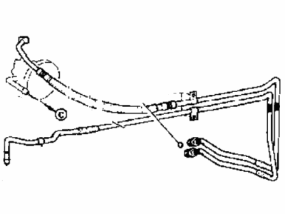 Hyundai 57510-24030 Hose Assembly-Power Steering Oil Pressure