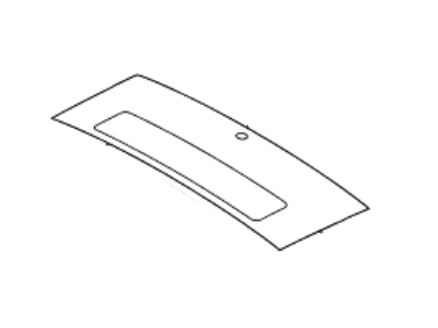 Hyundai 81616-2V000 Panorama Roof Glass Assembly, Rear