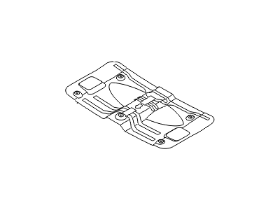 Hyundai 28795-D3010 Panel-Heat Protector, Rear