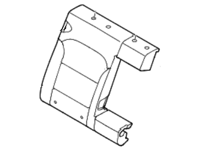 Hyundai 89460-F3000-XFN Rear Right-Hand Seat Back Covering