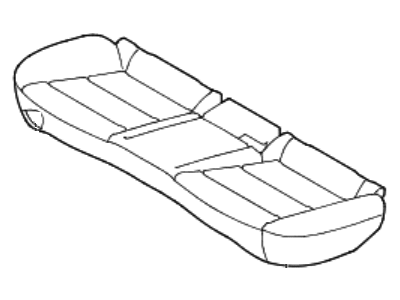 Hyundai 89100-F3000-XFN Cushion Assembly-Rear Seat