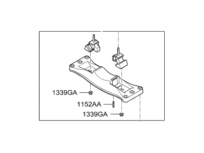 Hyundai 21830-B1250 Transaxle Mounting Bracket Assembly