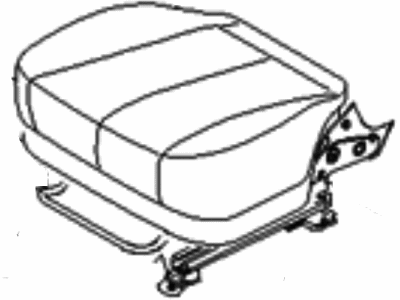 Hyundai 88100-0A000-CHK Cushion Assembly-Front Seat, Driver