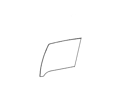 Hyundai 83411-24000 Glass-Rear Door Window, LH