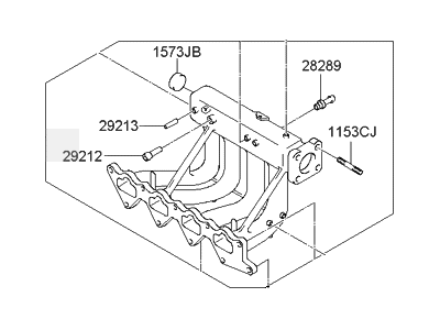 Kia 2831038217 Manifold Assembly-Inlet