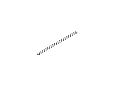 Hyundai 83231-C1000 Weatherstrip-Rear Door Belt Inside LH
