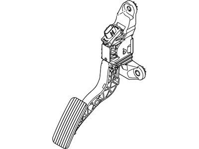 Kia 32700F2100 Pedal Assembly-Accelerator