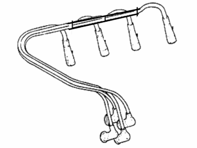 Hyundai 27401-21B00 Cable Set-Spark Plug