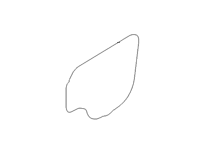 Hyundai 82392-2E000 Seal-Front Door Trim, RH